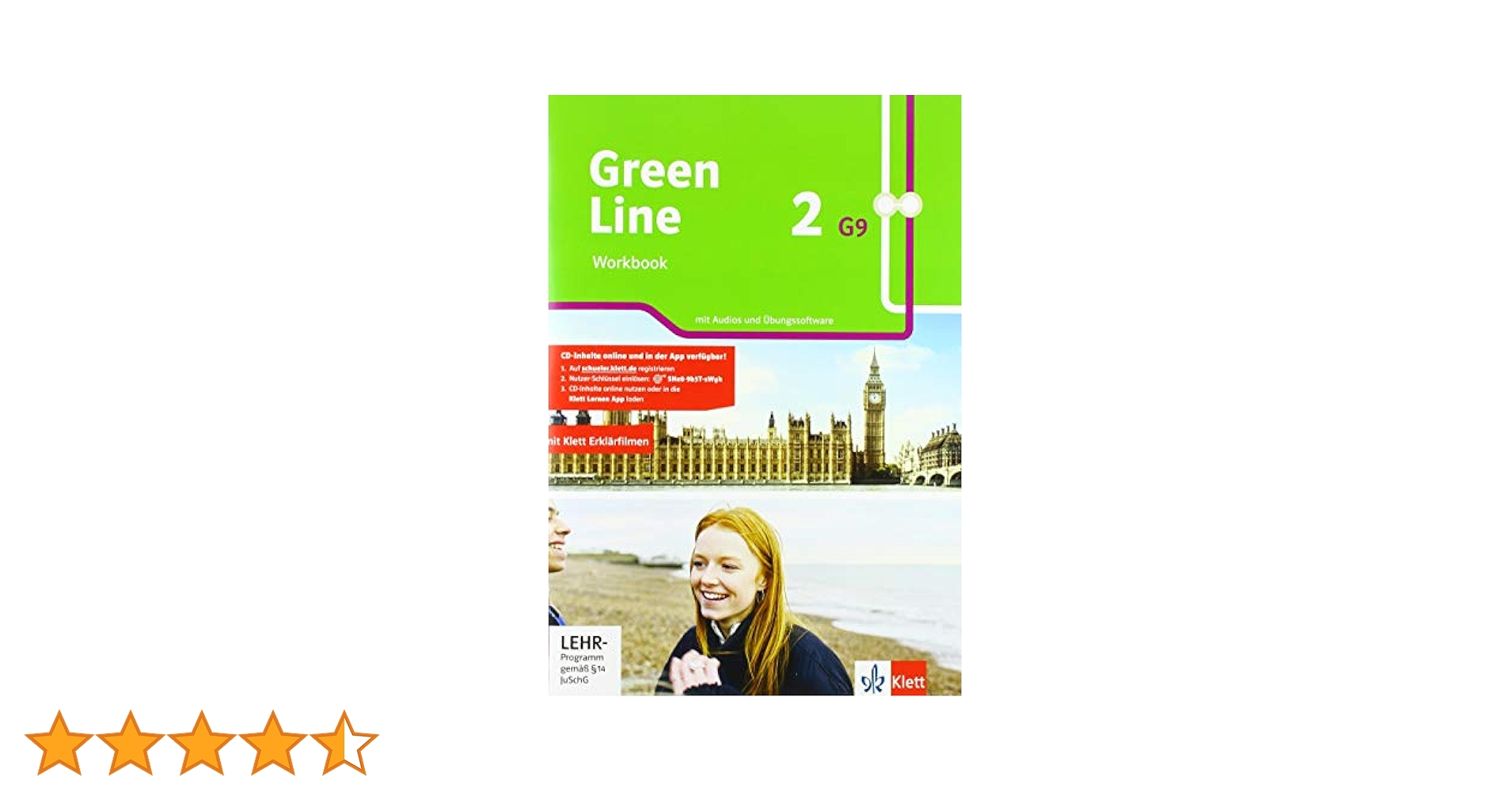 Green Line 2 G9: Workbook mit Audios und Übungssoftware